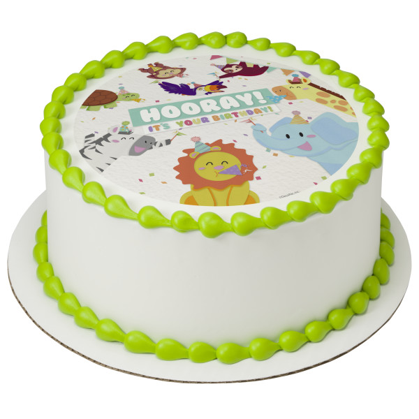 Hooray! It's Your Birthday PhotoCake® Edible Image®
