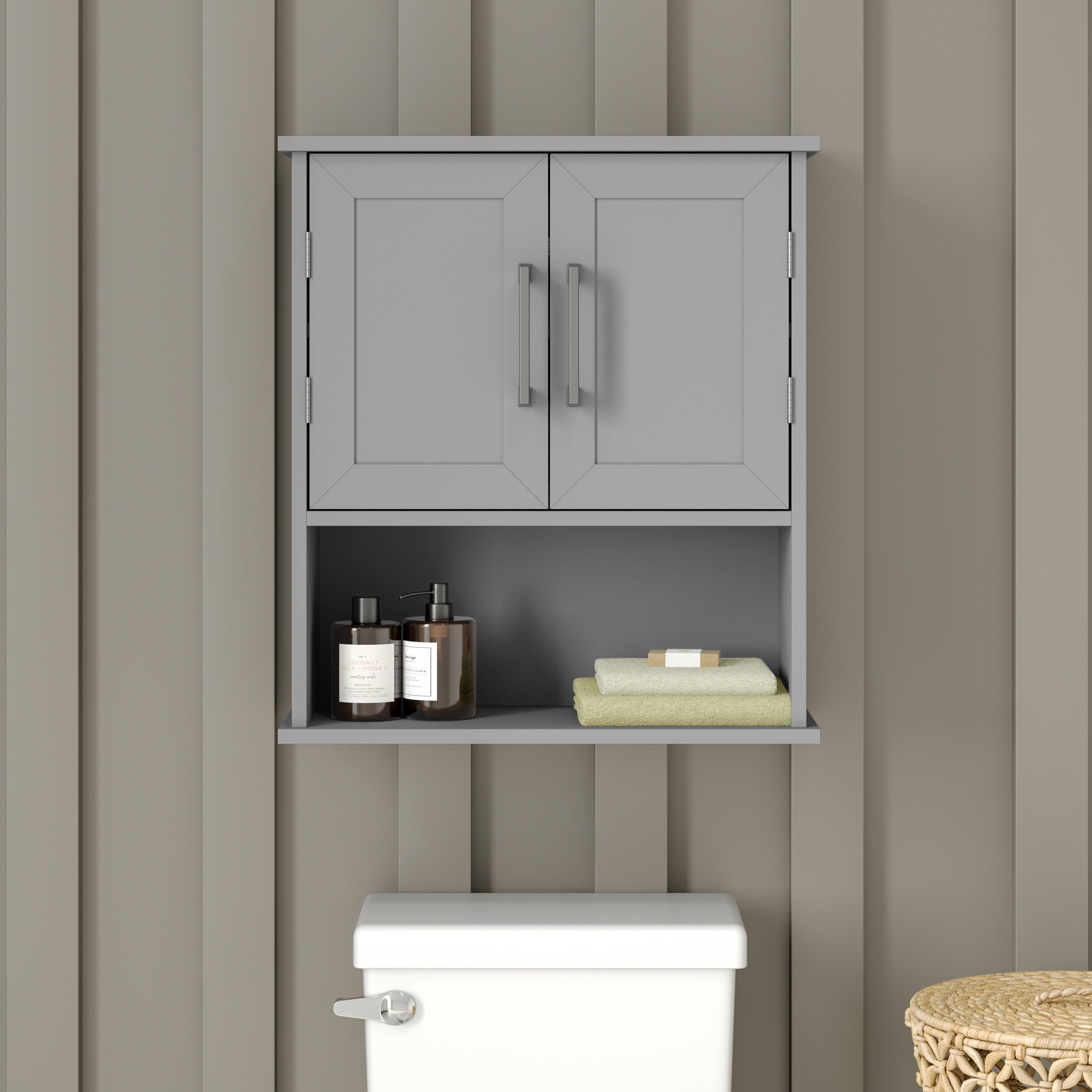 Vesta Wall Mounted Bathroom Medicine Cabinet Organizer with Adjustable In-Cab... - Picture 2 of 22