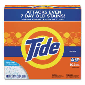 PG85006, Procter & Gamble, Tide Powder Laundry Detergent, Original Scent,  143 oz Box