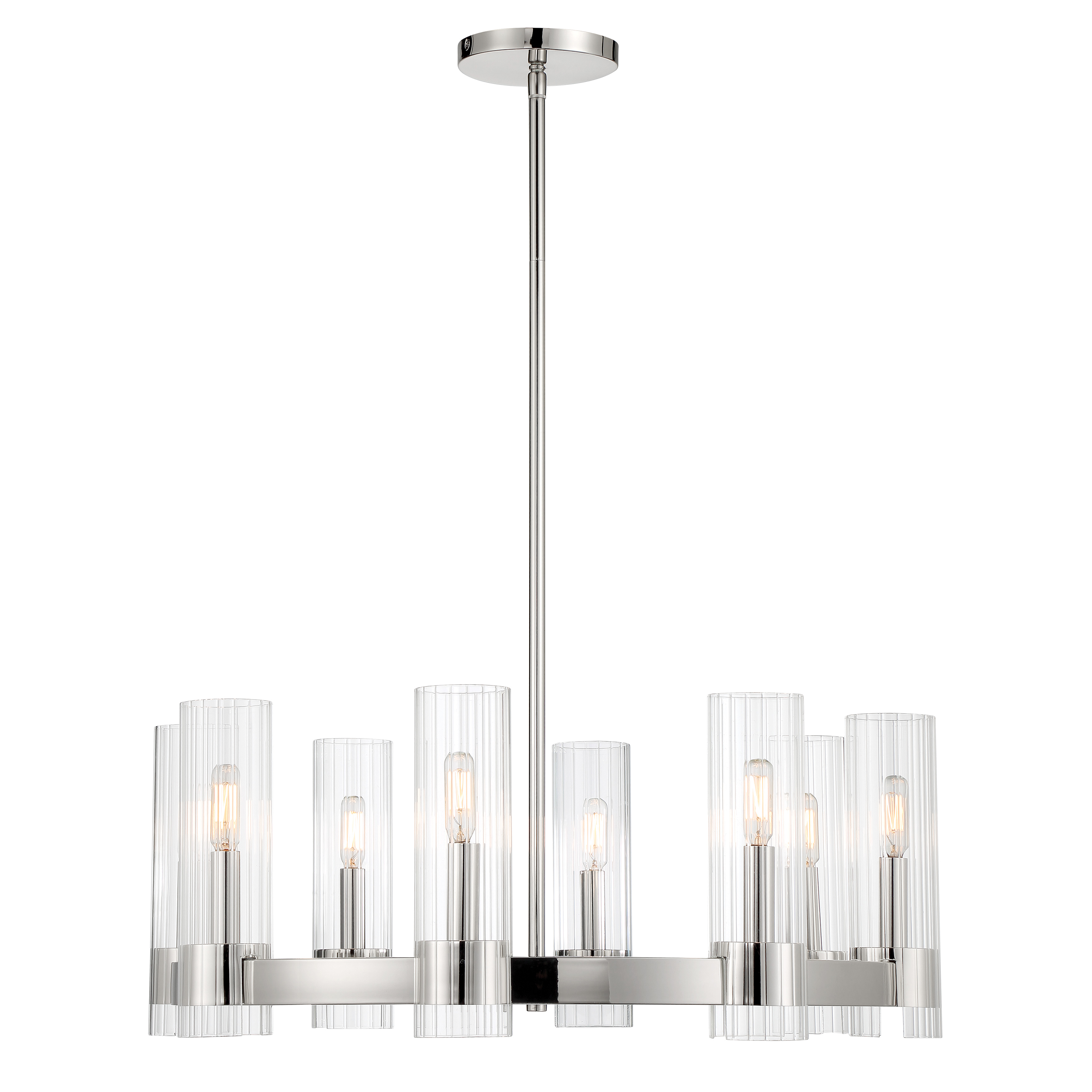 Vernon Place 8-Light Chandelier in Chrome - Image 2