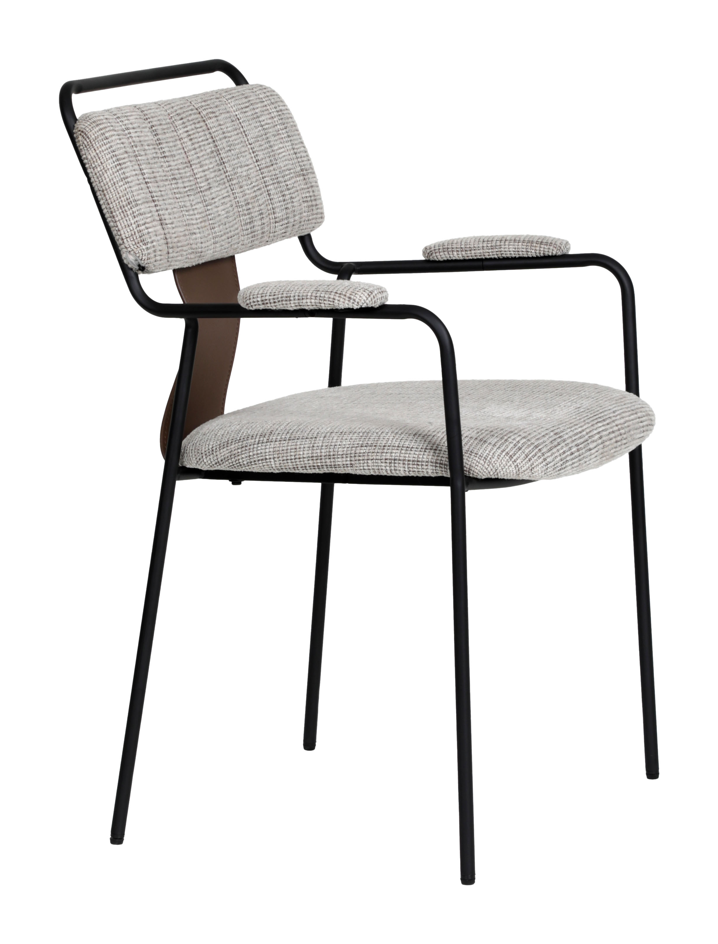 Couva Dining Chair (Set of 2) Gray Tweed product image