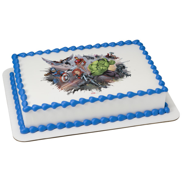 MARVEL Avengers I Am An Avenger PhotoCake® Edible Image®