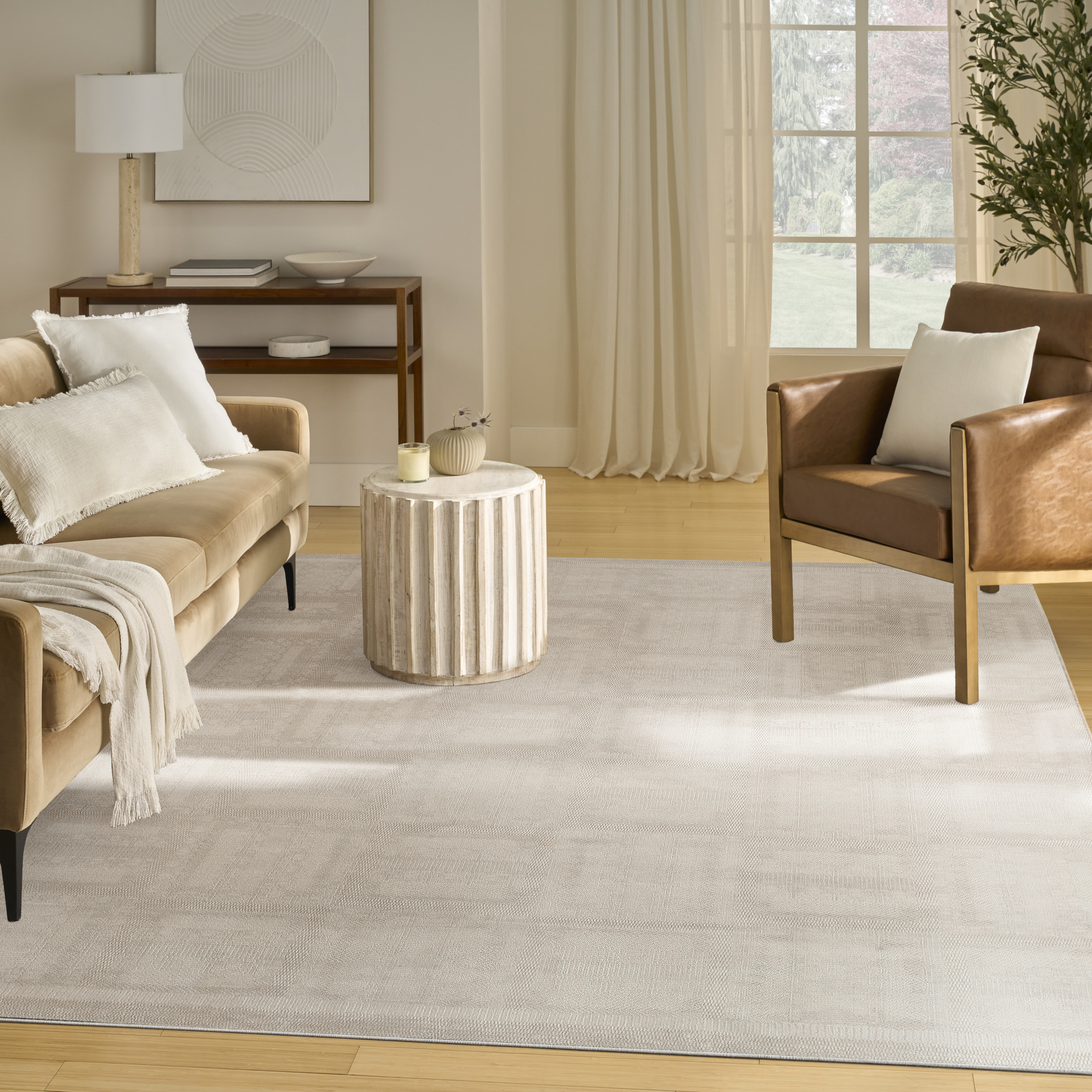 Nourison Nordic 8' x 10' Ivory Modern Indoor Rug
