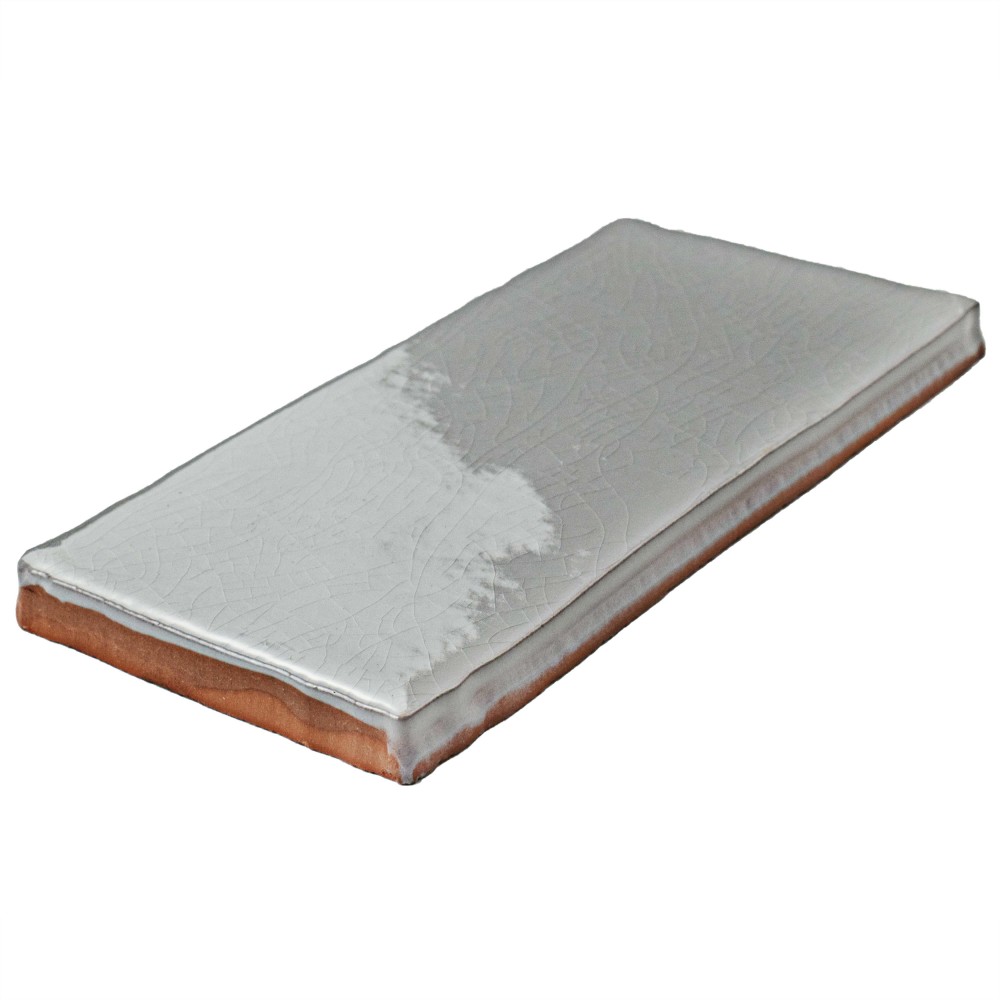 Antic Craquelle Gris Mix 3 in. x 6 in. Ceramic Wall Tile