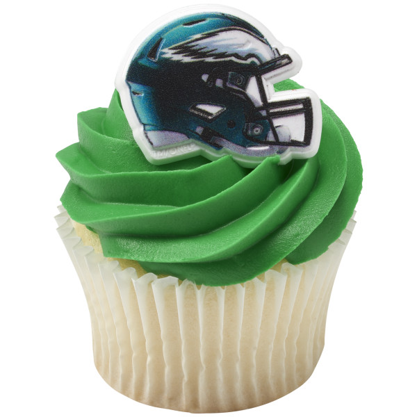 NFL Team Helmet Cupcake Rings