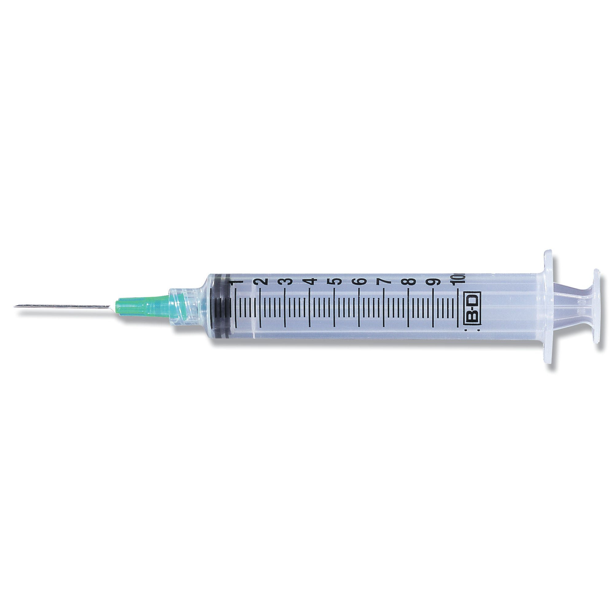PrecisionGlide™ 10 mL Syringe w/ Hypodermic Needle, 21 Gauge, 1.5" Needle Length