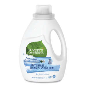 Seventh Generation,  Laundry Detergent Free & Clear Scent,  50 fl oz Bottle
