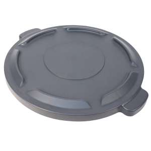Impact, Gator®, Round, Plastic, 32 gal, Gray, Receptacle Lid