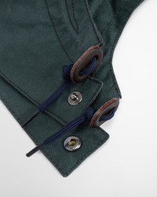 Paul Smith loves Barbour Waxed Hood Dark Slate
