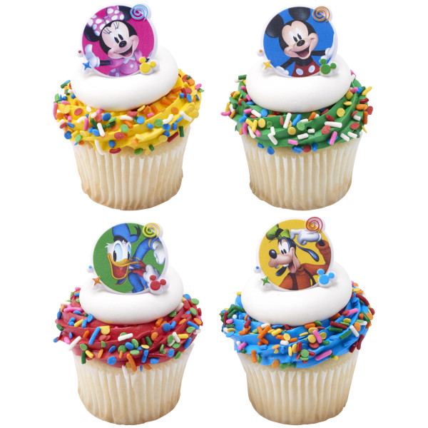 Mickey Mouse Funhouse Best Pals Around Cupcake Rings