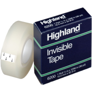 Invisible Tape, 3/4" x 1296"
