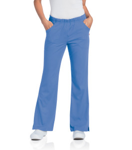 Urbane Ultimate Flare Leg Scrub Pants for Women: 2 Pocket, Modern Tailored Fit, Soft Stretch, Elastic Waist, Medical Scrubs 9306-