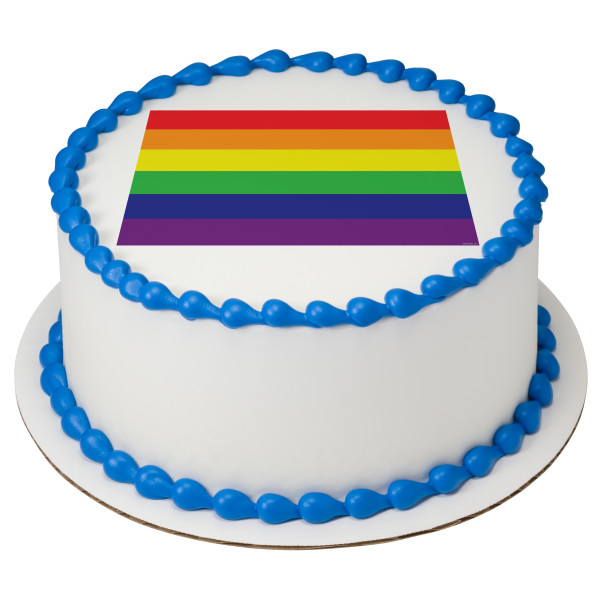 Pride Flag PhotoCake® Edible Image®