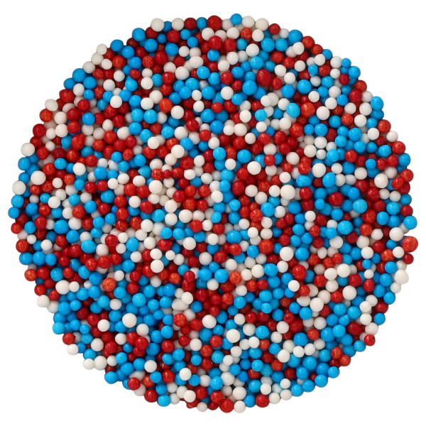Red, White and Blue - Red 3 Free Nonpareils