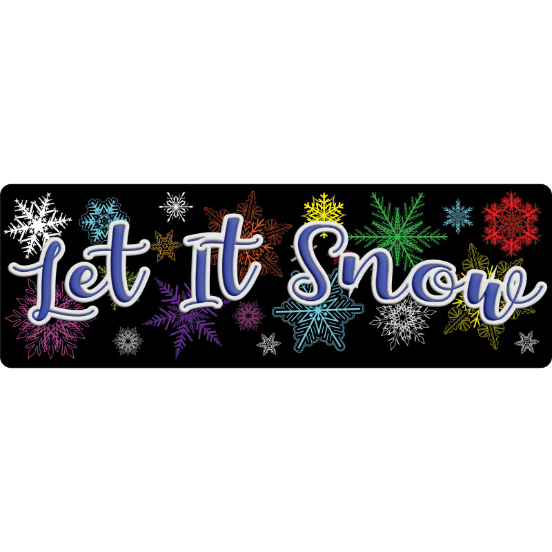 The Original Fun Mat™, Mat Runner, 15.5" x 47", Let it Snow