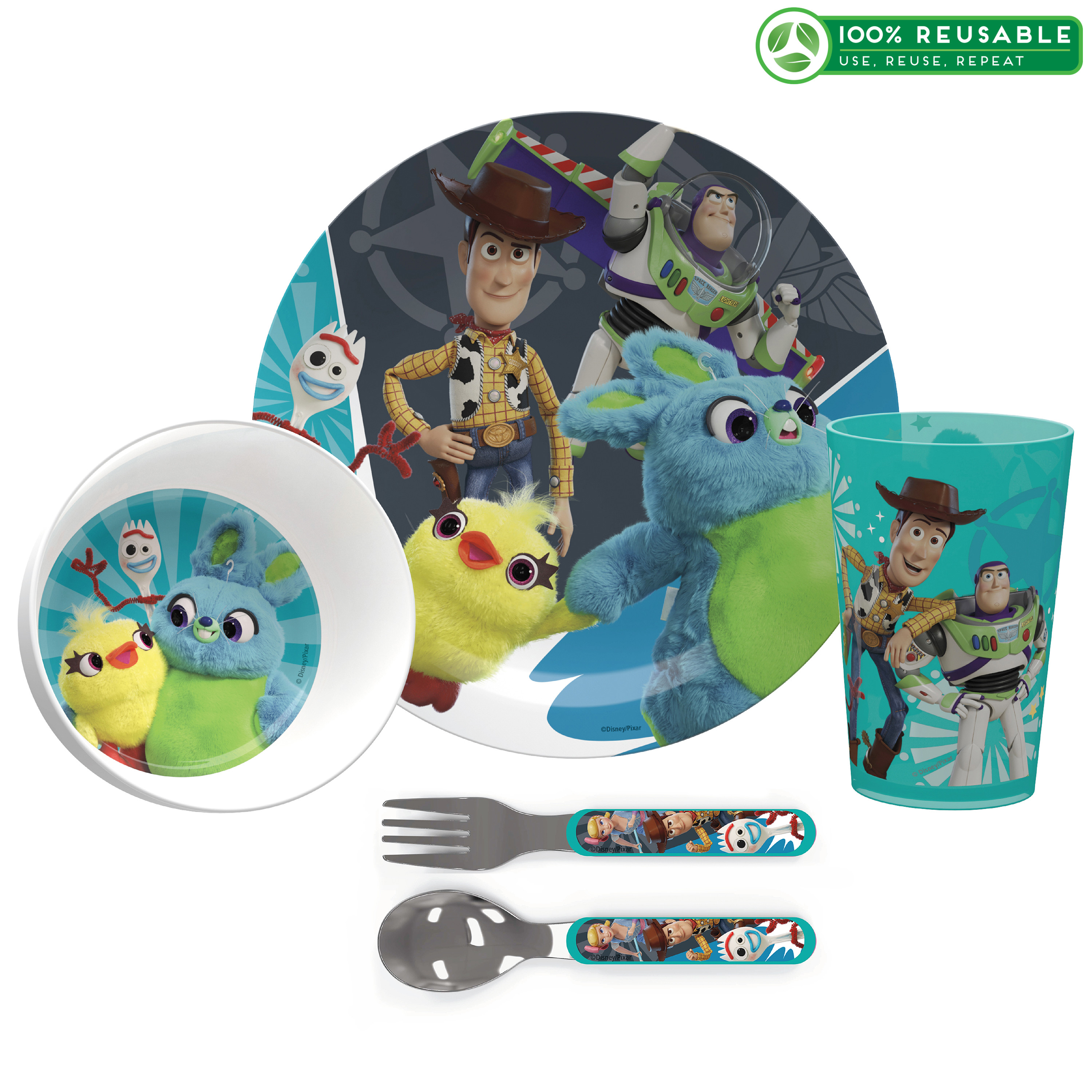 Disney Pixar Dinnerware Set, Woody, Buzz and Friends, 5-piece set slideshow image 1 Disney Pixar Dinnerware Set, Woody, Buzz and Friends, 5-piece set slideshow image 1
