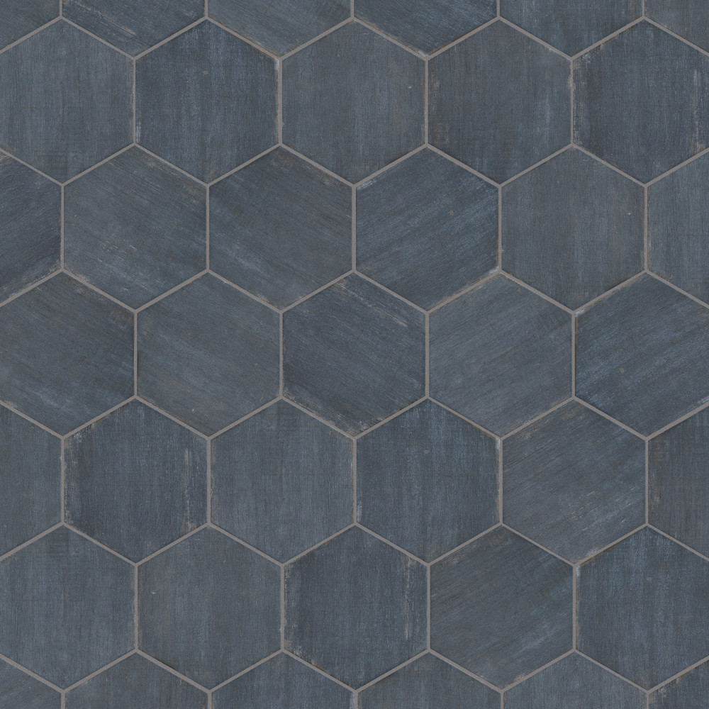 Sample – Retro Mini Hex Blue Porcelain Floor and Wall Tile Sample – Retro Mini Hex Blue Porcelain Floor and Wall Tile