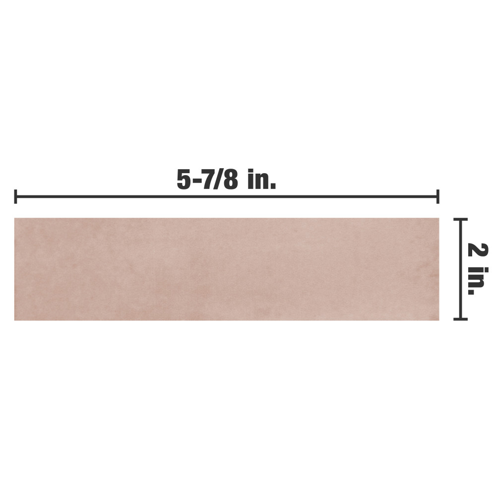 Coco Matte Orchard Pink 2 in. x 5-7/8 in. Porcelain Floor and Wall Tile