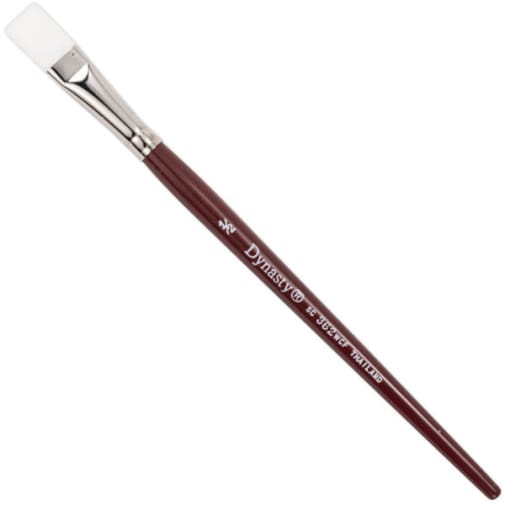 Dynasty Golden Taklon 1/2" Flat Brush