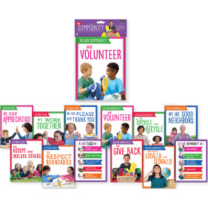We Are a Community Classroom Poster Sets, Grades 1&ndash;2