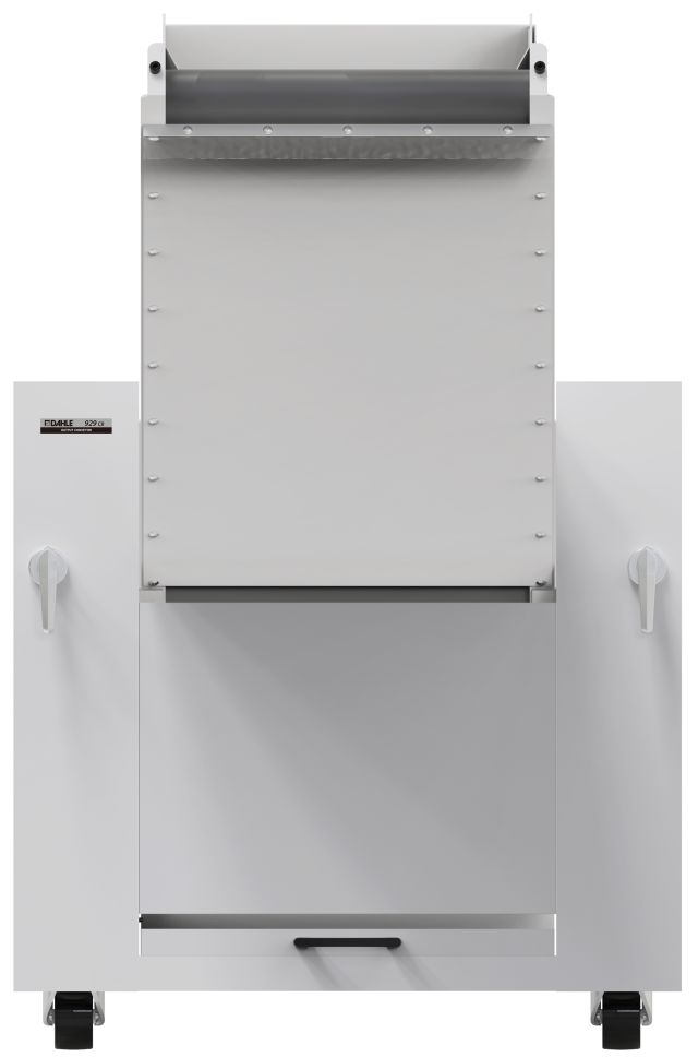 Designed to carry shredded waste to a recycling bin or bailer from the Dahle PowerTEC® 929 IS Conveyor Shredder.