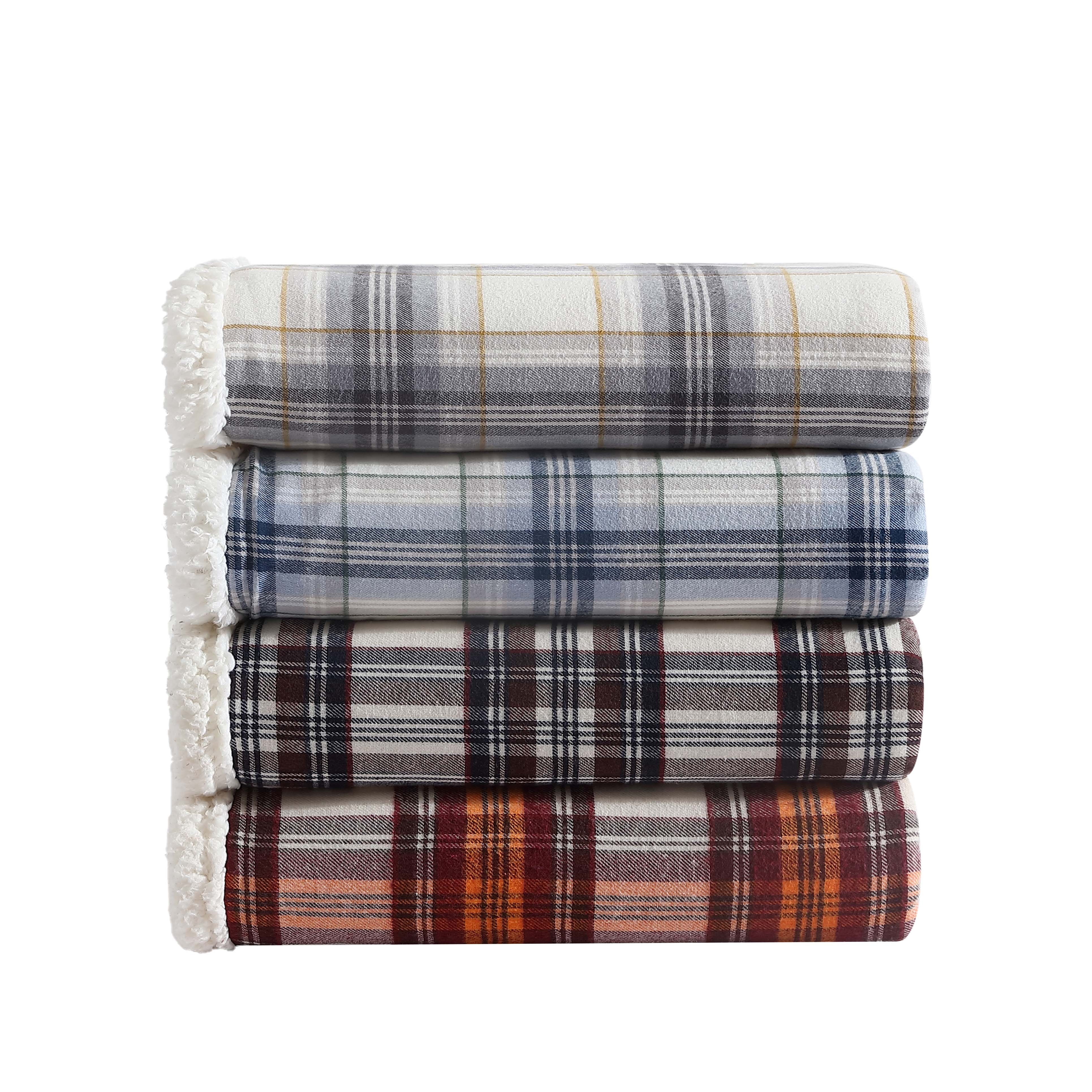 Eddie Bauer Plush-Fleece Throw Blanket