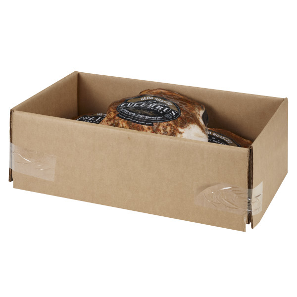 COLUMBUS(r) Herb Roasted Turkey Breast 3/3.5lb . C1RM - Front Right Open Case (Hi Res)