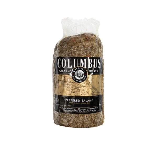 COLUMBUS(r) Peppered Salame 2/3lb . C1N1 - Front No Plunge In Package (Hi Res)