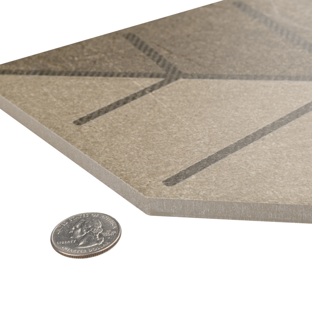 Foresta Kayak Mix 6-1/2 in. x 12-1/2 in. Porcelain Floor and Wall Tile