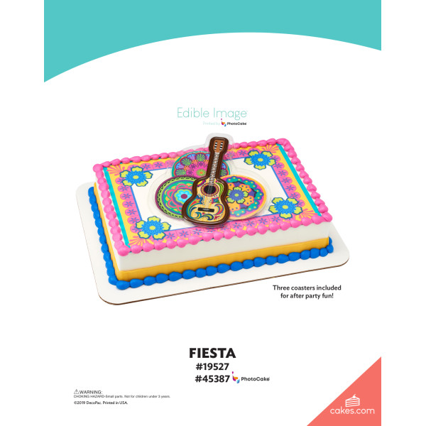 Fiesta The Magic of Cakes® PhotoCake® Enhanced Background Page