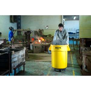 Rubbermaid Commercial, BRUTE, Black, Receptacle Dolly