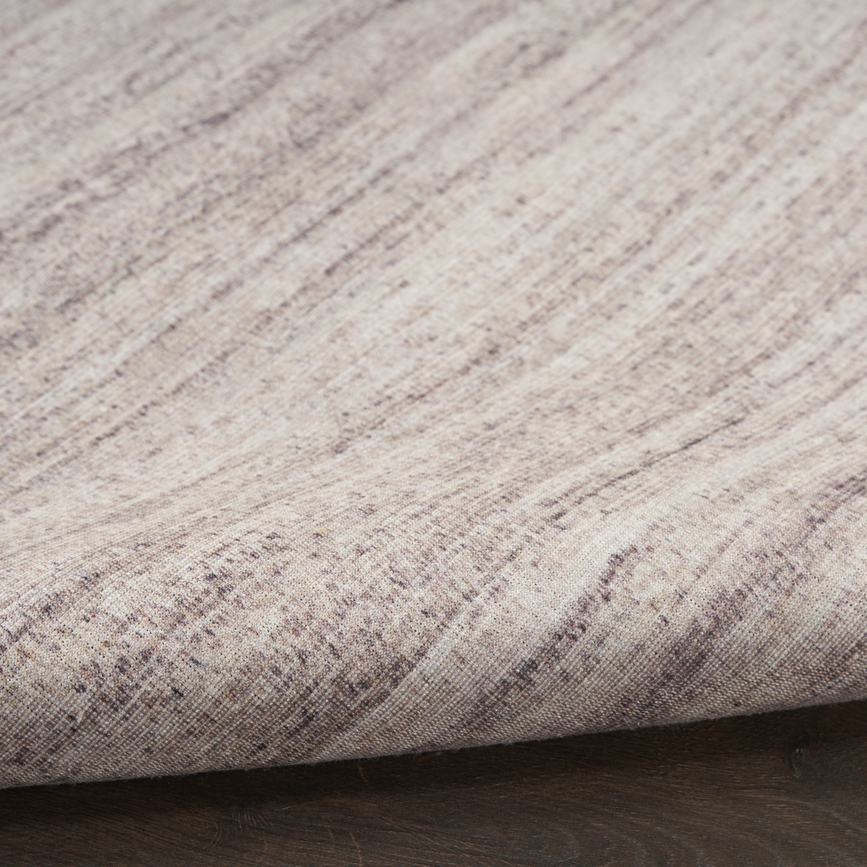 Nourison Washable Essentials 6' x 9' Ivory Mocha Modern Indoor Rug