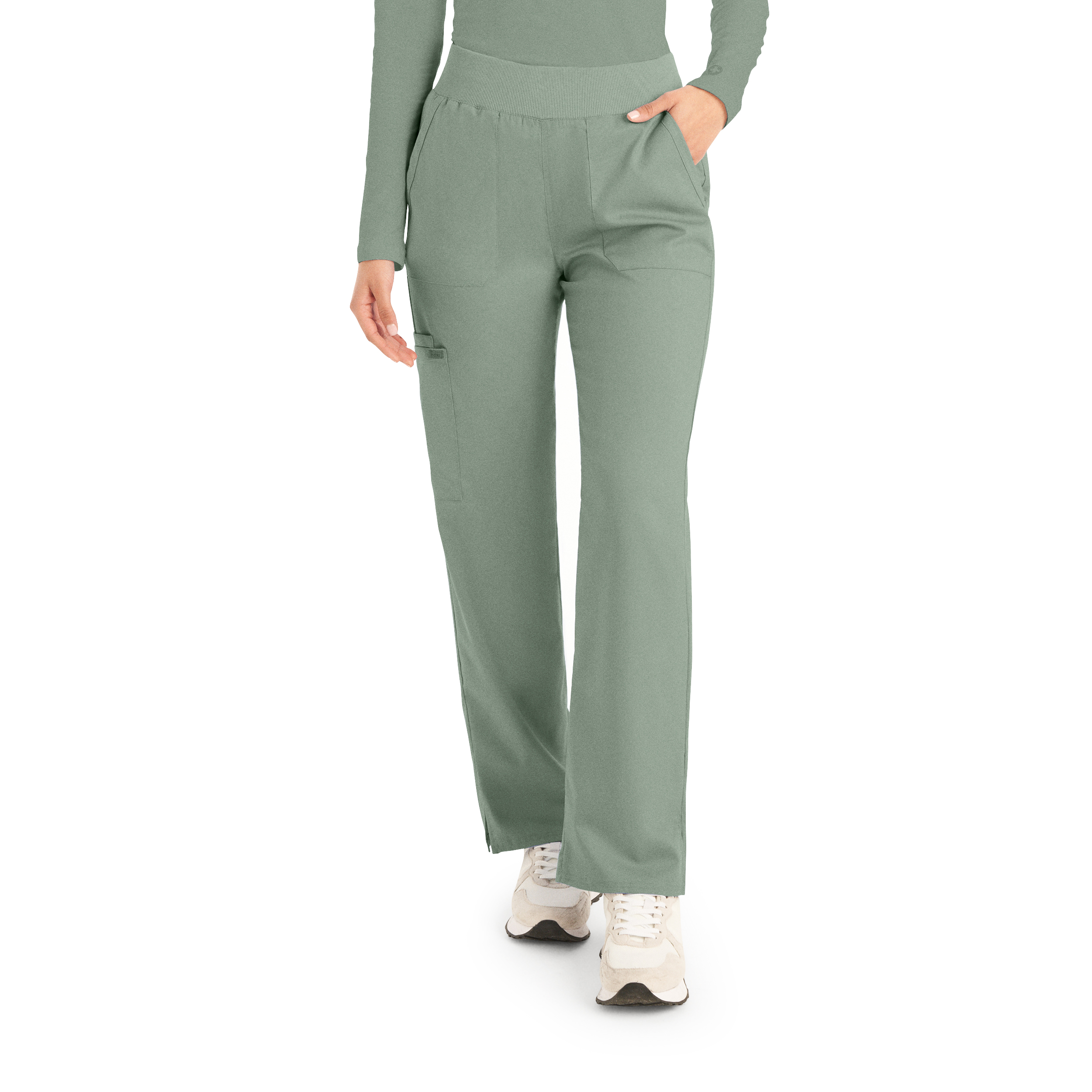 Landau ProFlex Women's Cargo Scrub Pants - LB405 FREE SHIPPING! - Picture 3 of 5