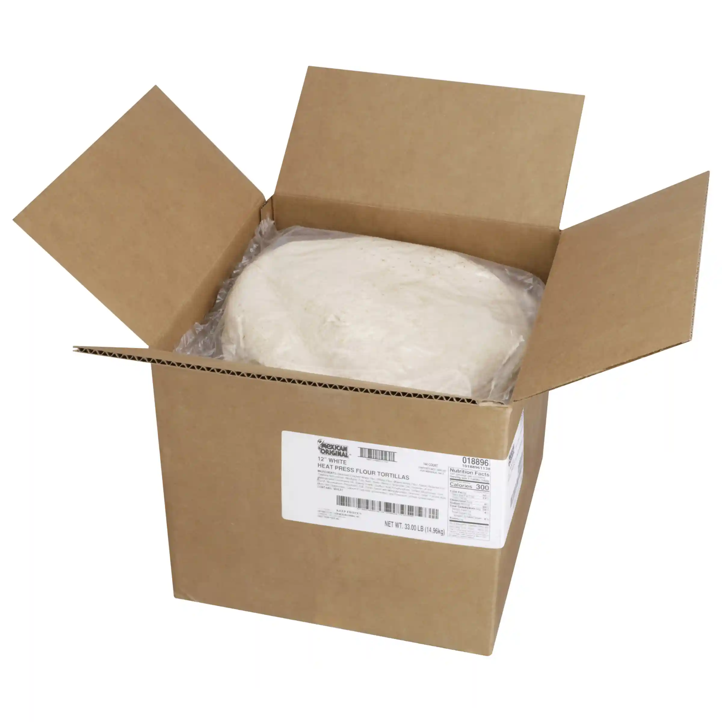  Mexican Original® 12 Inch White Heat Pressed Flour Tortillas_image_4
