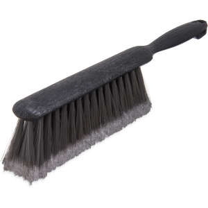 Carlisle, Flo-Pac®, 8in, Counter/Bench Brush, Plastic Bristles, Gray