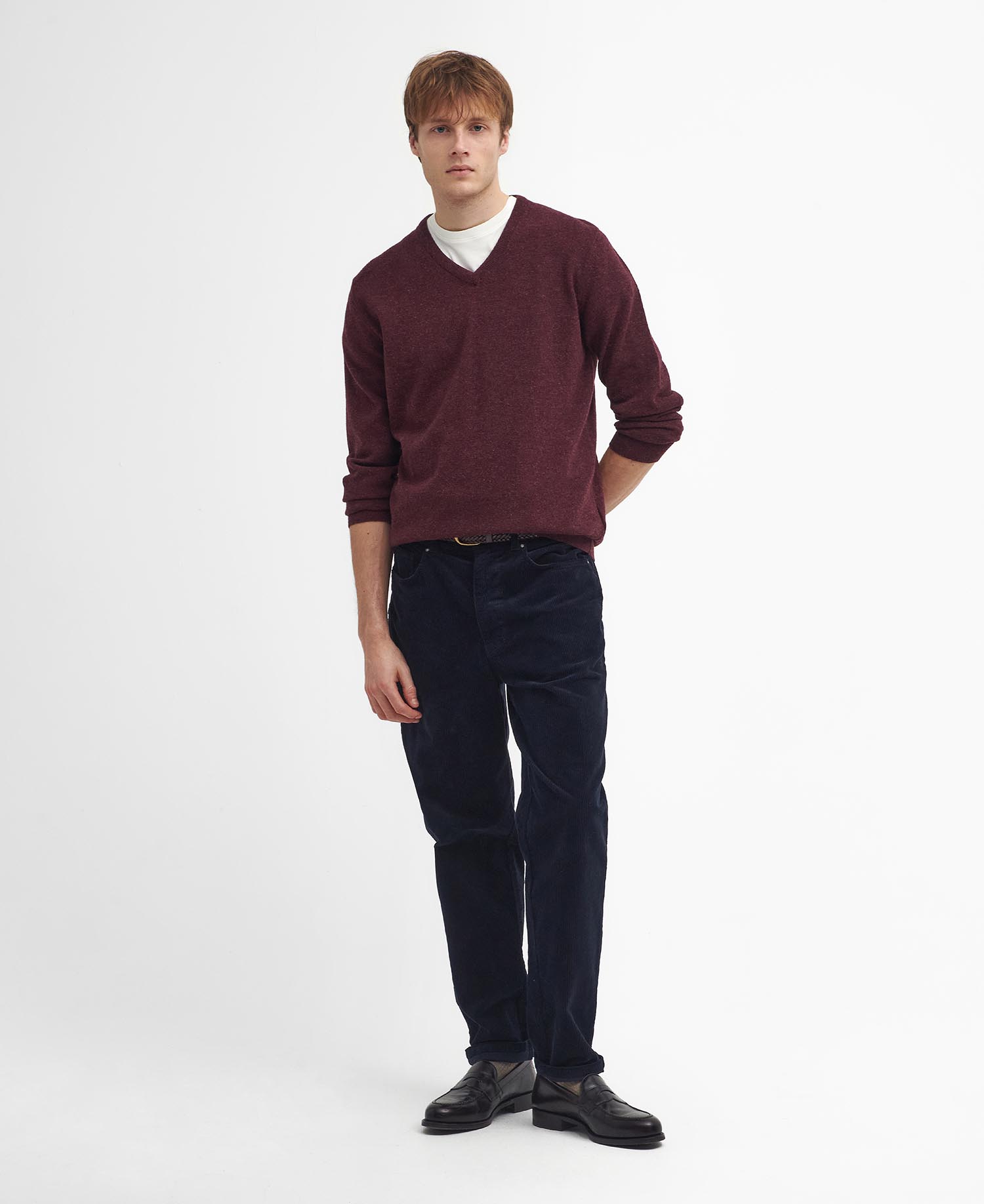Stretch Cord Regular Trousers image number 0
