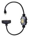 XG2 Series 15A 1875W In-Line Industrial Grade GFCI Length 2 ft.