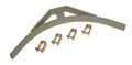 Cable Runway Corner Bracket 15 in.W x 1.5 in.H x 15.48 in.L Gray
