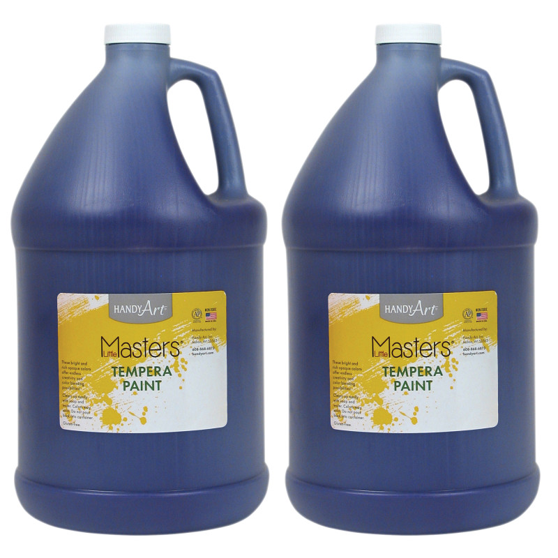 Little Masters® Tempera Paint, Violet, Gallon, Pack of 2
