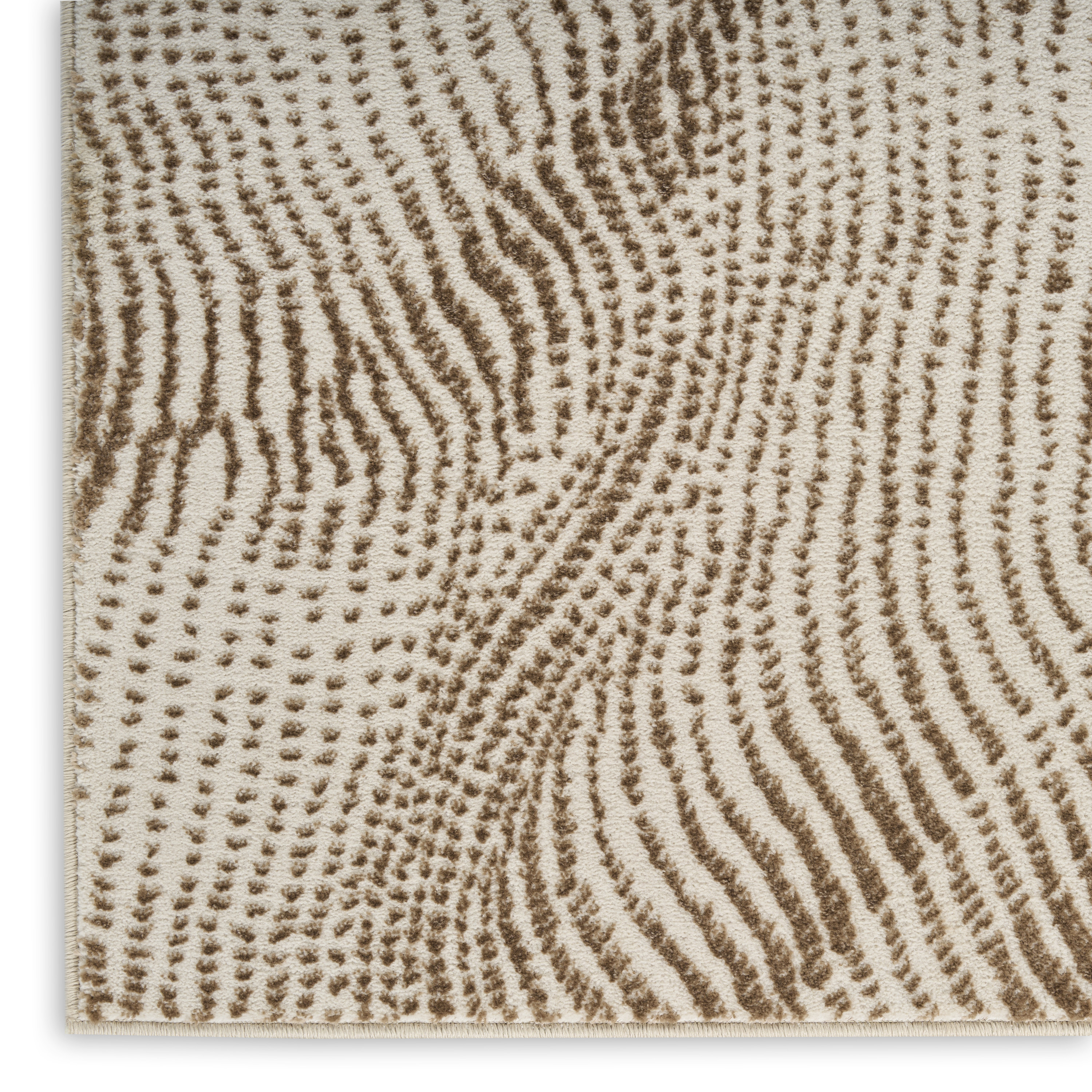 DKNY Central Park West 3'11" x 5'11" Beige Brown Modern Indoor Rug