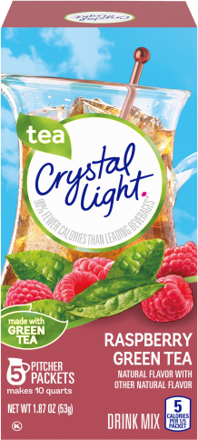 Crystallight More Products - Crystal Light Multiserve Sugar Free Green Tea Raspberry Drink Mix 1.87 oz Packet