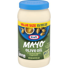 Kraft Mayo with Olived Oil Reduced Fat Mayonnaise, 48 fl oz Jar