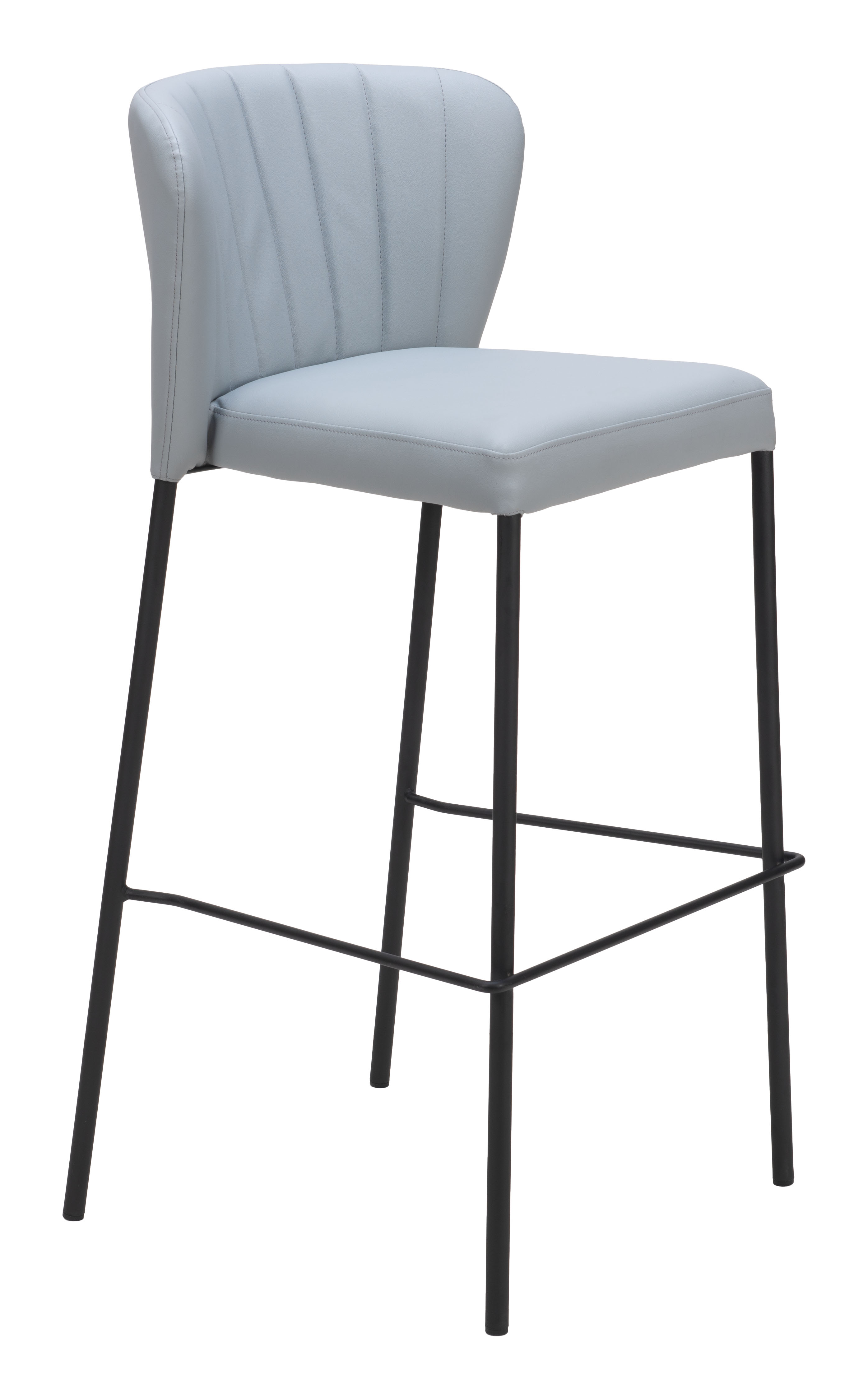 Linz Barstool (Set of 2) Gray product image