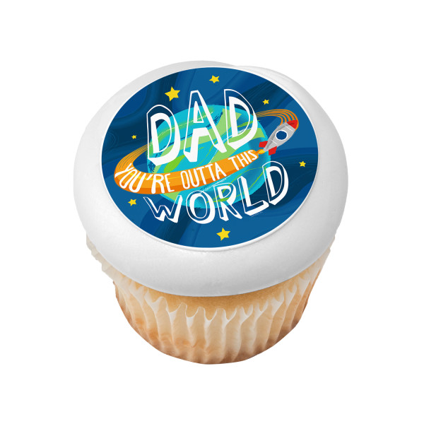 Outta This World Dad PhotoCake® Edible Image®