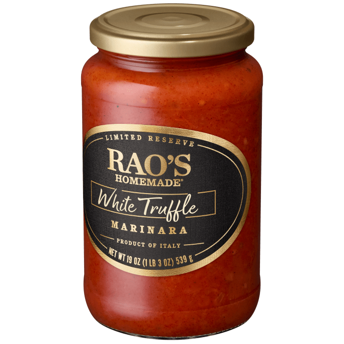 White Truffle Marinara Sauce, 19 oz - Right angle Image