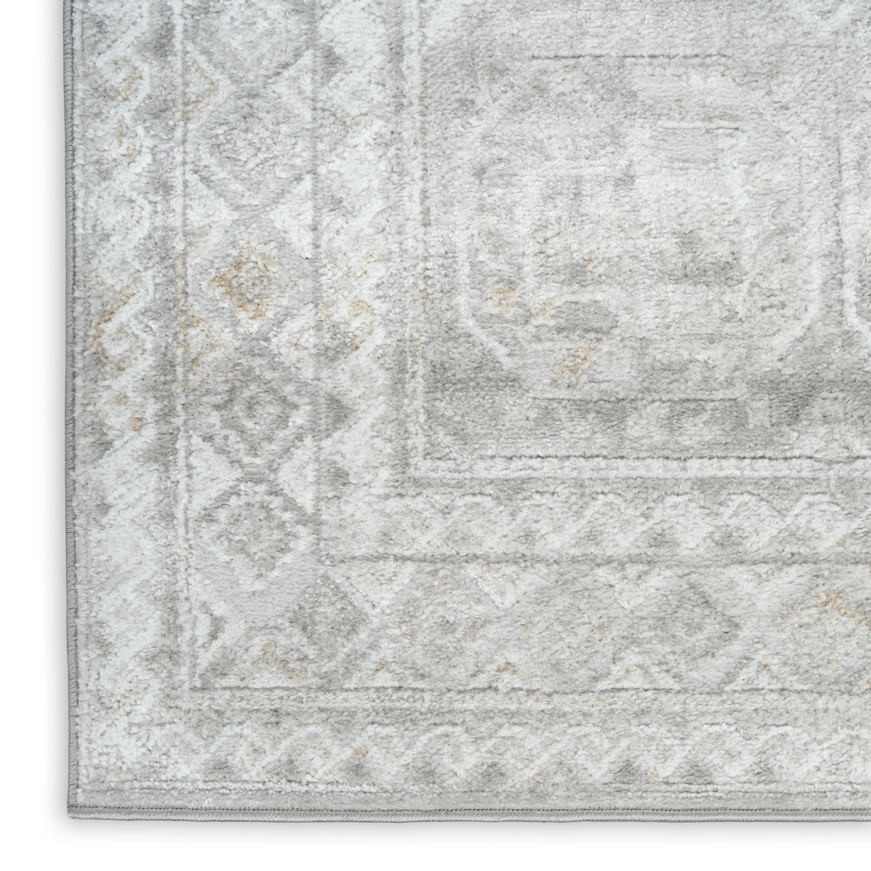 Nourison Dekor 5'3" x 7' Grey Vintage Indoor Rug