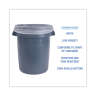 Boardwalk,  LLDPE Liner, 30 gal Capacity, 30 in Wide, 36 in High, 0.62 Mils Thick, White