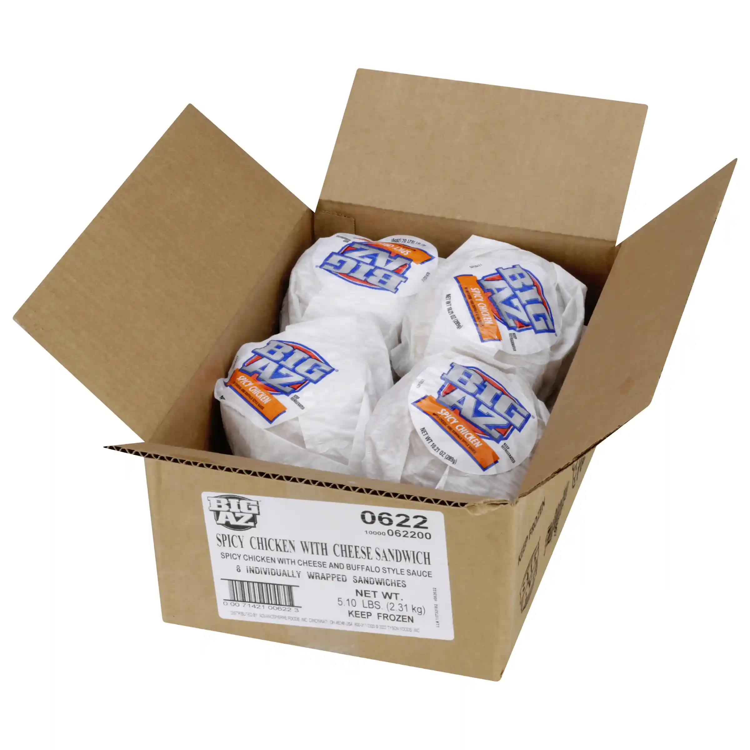 BIG AZ® Spicy Chicken And Cheese Sandwich_image_4