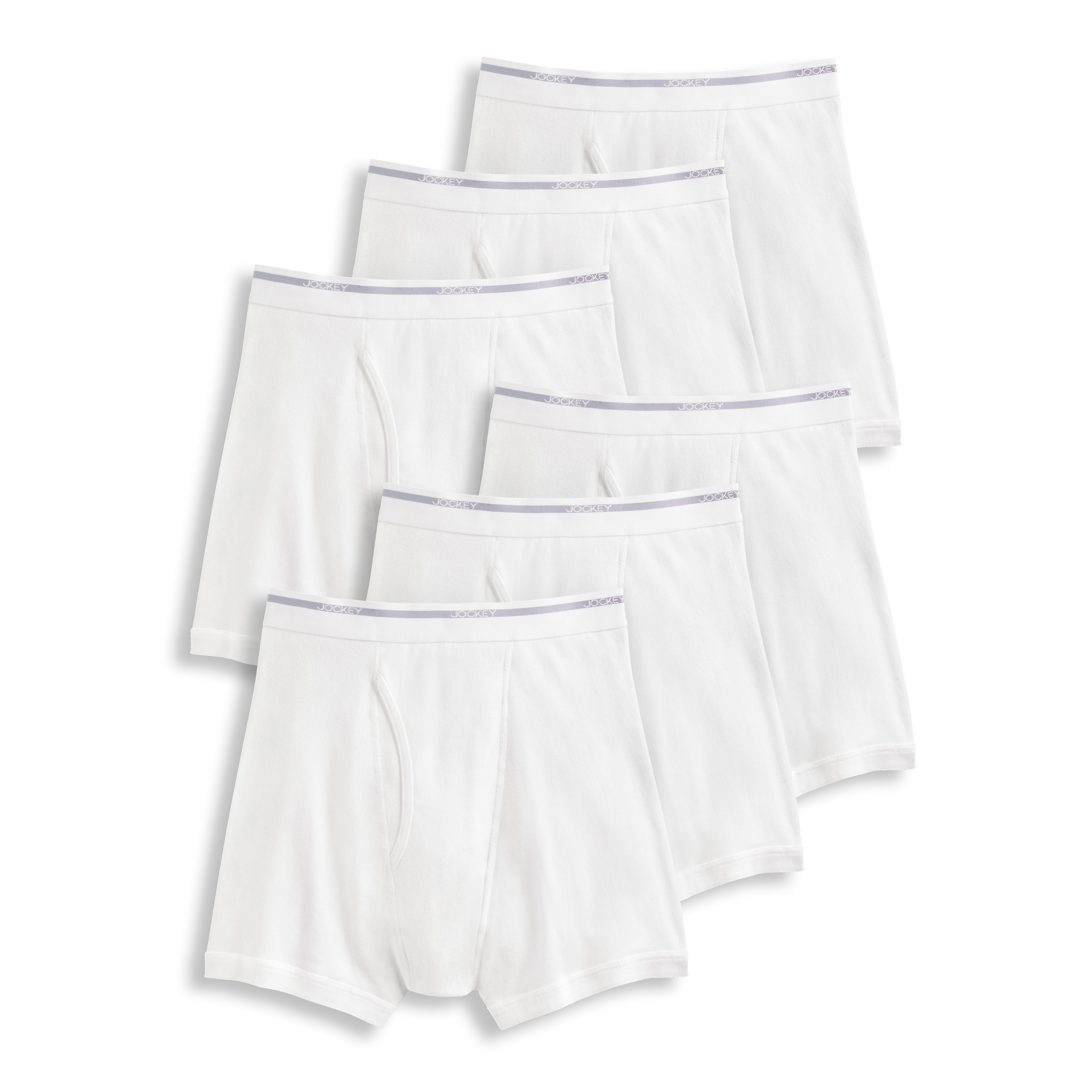 Jockey Men's Lightweight Classic 5" Boxer Brief - 6 Pack - Picture 6 of 9