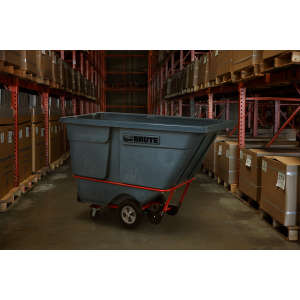 Rubbermaid Commercial, BRUTE Standard Duty, Tilt Truck, 27 cu ft, Black